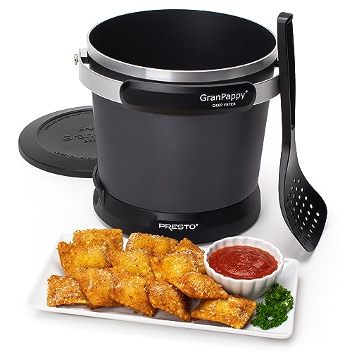 Presto 05411 GranPappy Electric Deep Fryer - Portable & Energy Efficient for Home Cooking
| Presto 05411 GranPappy Elec