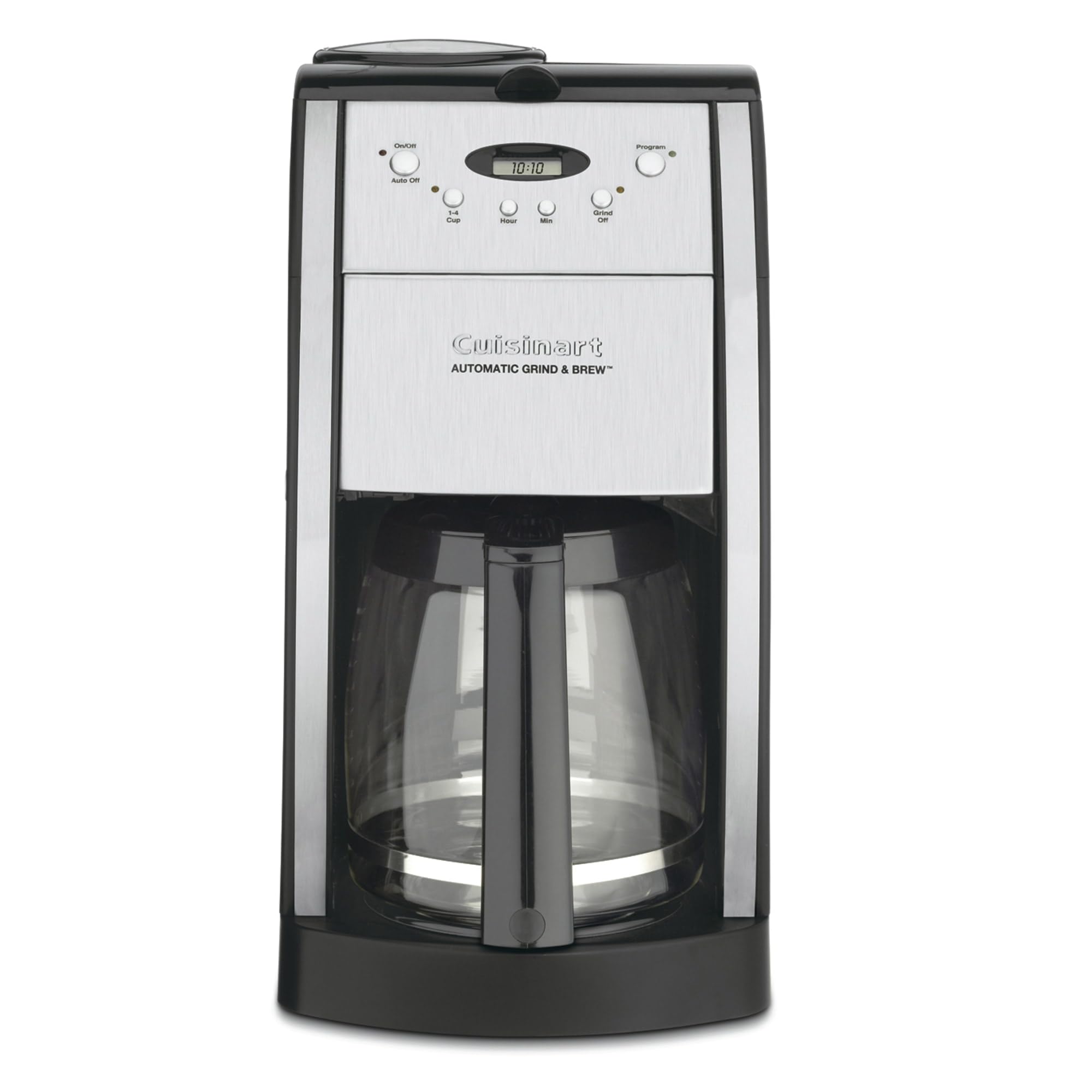 **Cuisinart Automatic Grind & Brew Coffeemaker for Busy Professionals 12-Cup Glass Black**
| **Cuisinart DGB-550BKP1 Gr