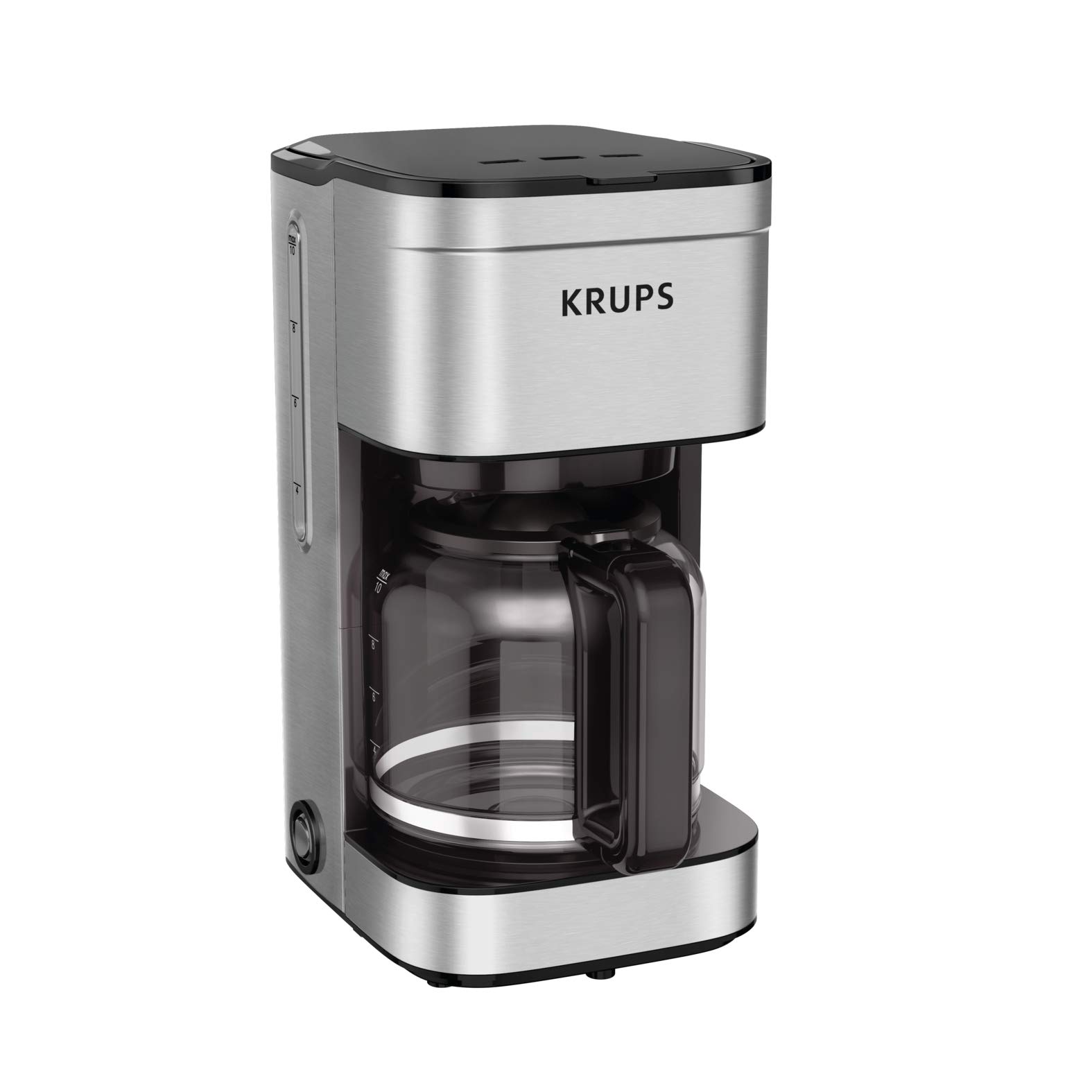 KRUPS newer model 10-cup drip coffee maker for busy professionals
| KRUPS newer model 10-cup silver drip coffee maker i