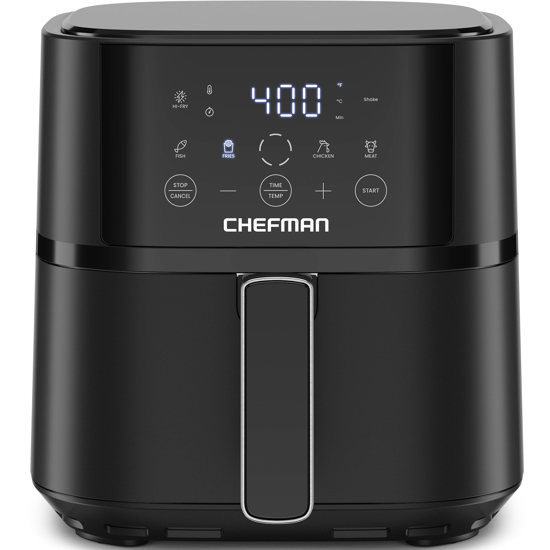 Chefman 4 QT Air Fryer – Quick & Easy Meals in Minutes for Home Cooks, Features Hi-Fry Technology for Extra Crisp, Touch