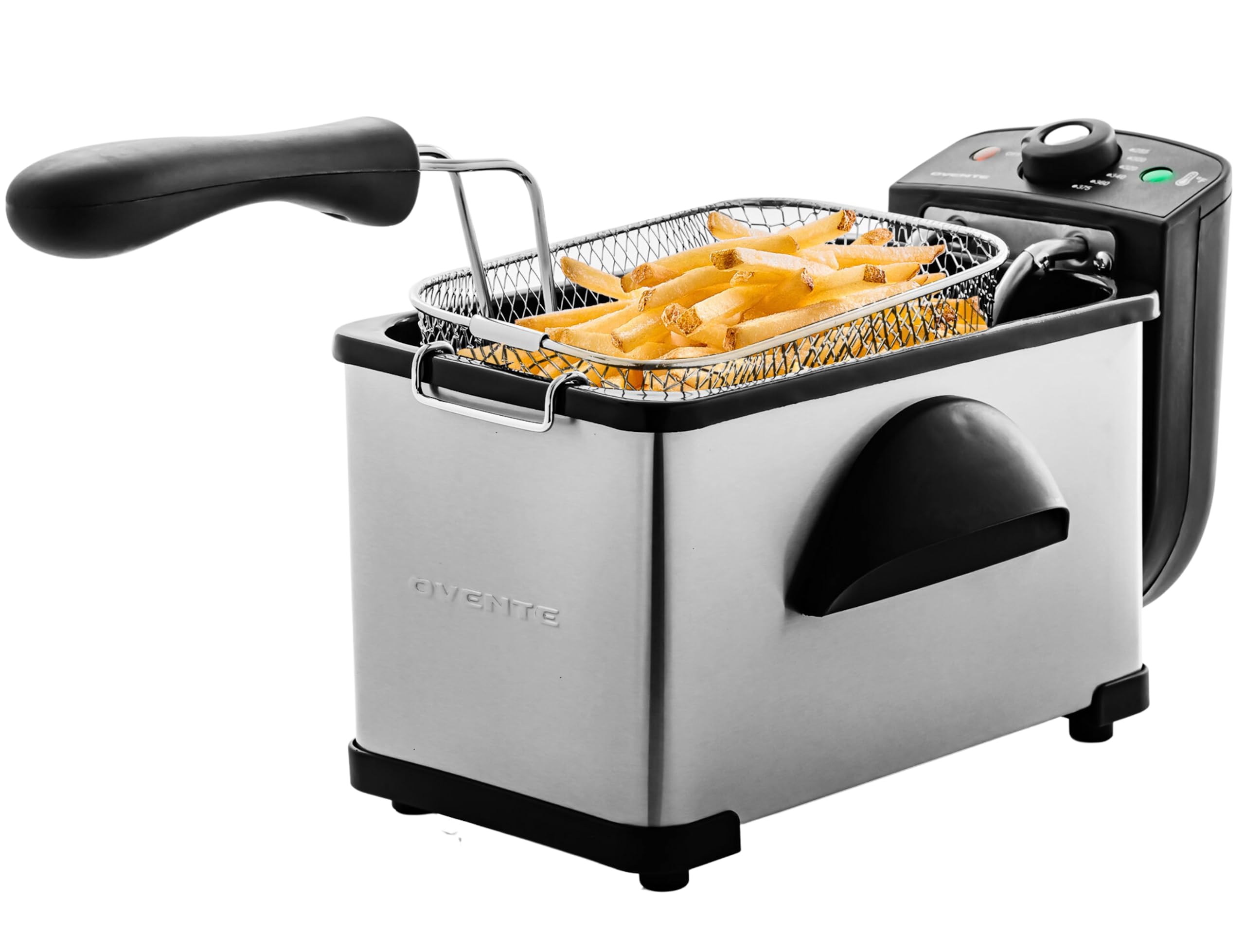 Ovente Electric Deep Fryer 2 Liter Capacity for Health-Conscious Cooks
| Ovente 1500 Watt Electric Deep Fryer with Odor