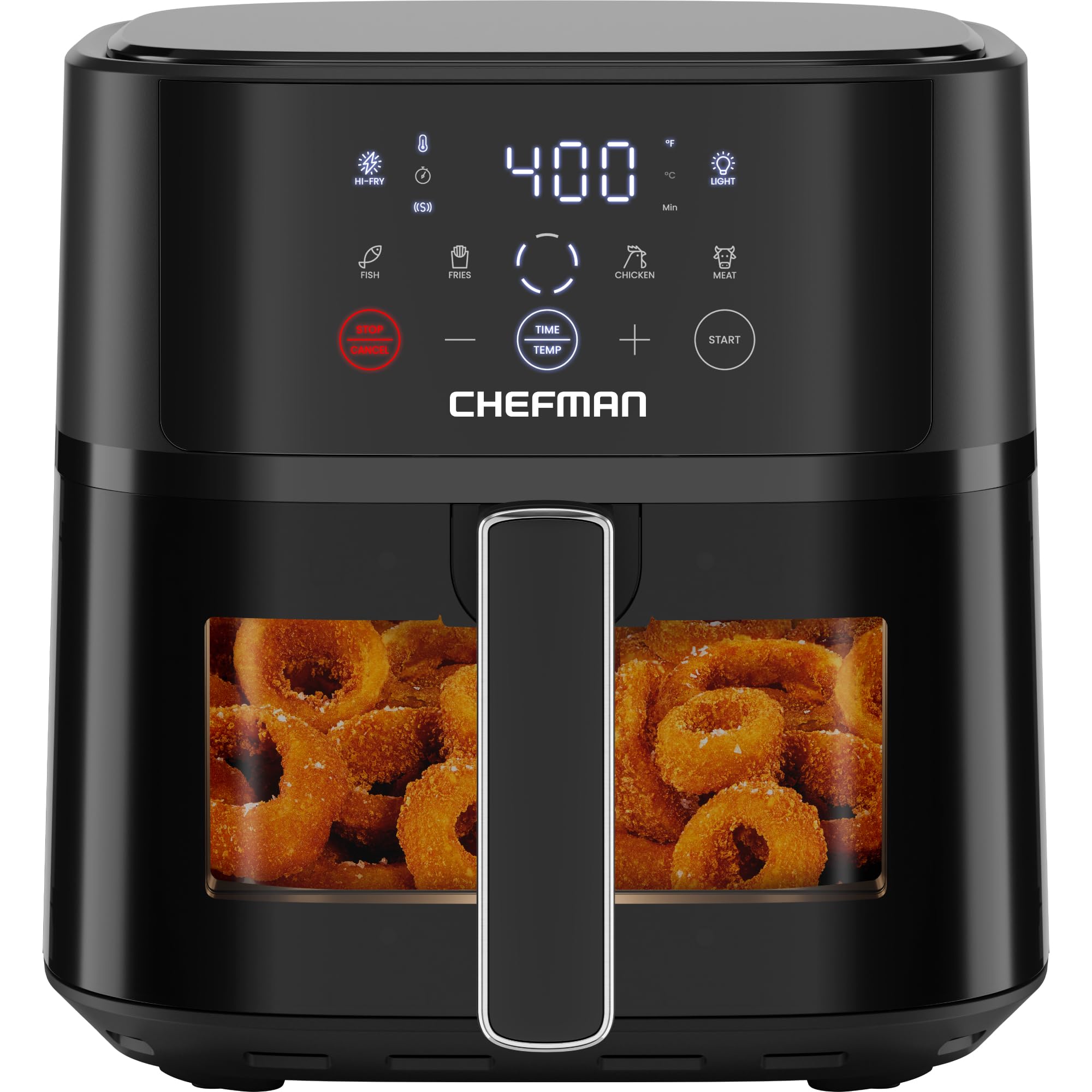 Chefman 6 QT Air Fryer - Compact Airfryer for Quick & Easy Meals, Features Hi-Fry Technology for Extra Crisp, Touch Cont