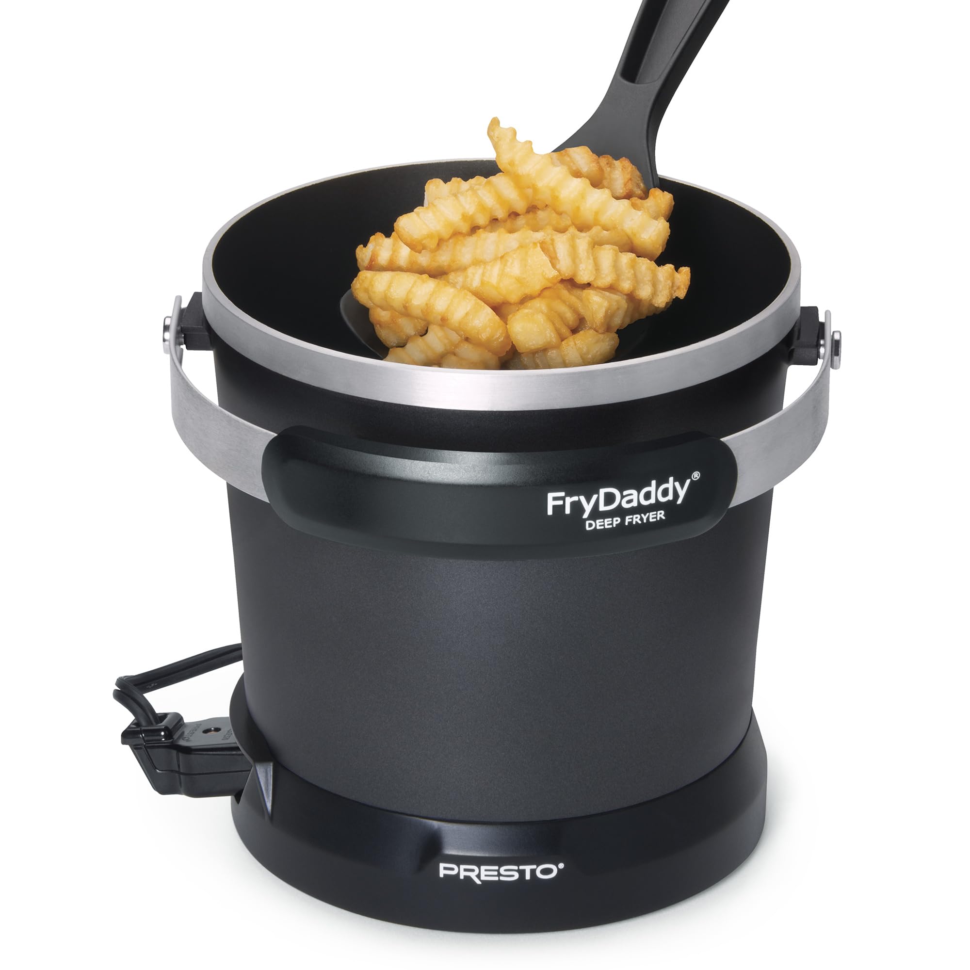 Presto Electric Deep Fryer for Home Use, Black - Quick, Easy & Safe Deep Frying
| Presto FryDaddy Electric Deep Fryer,